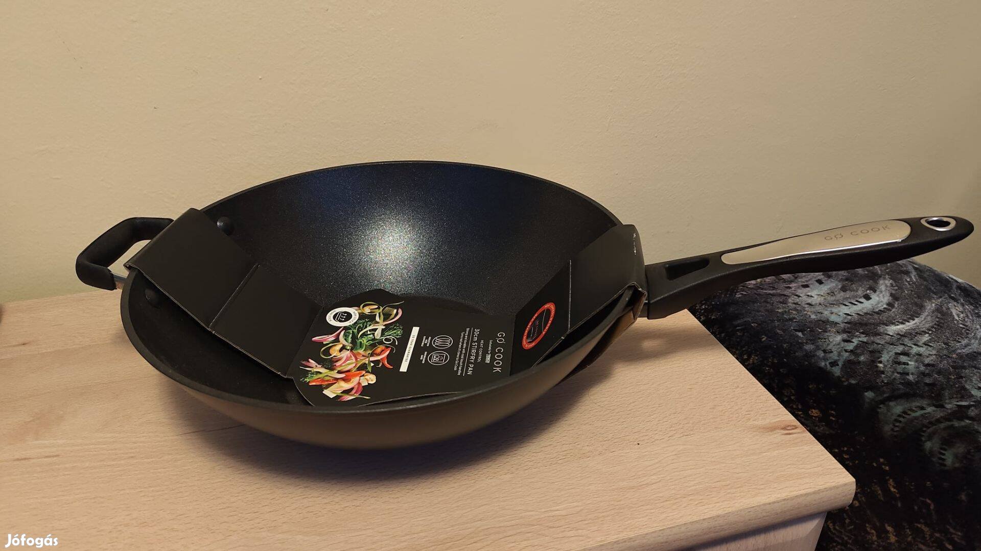 Hőszabályozós serpenyő (wok) 30 cm eladó