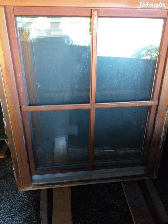 Hőszigetelt bukó-nyíló fa ablak 108x129cm 5db