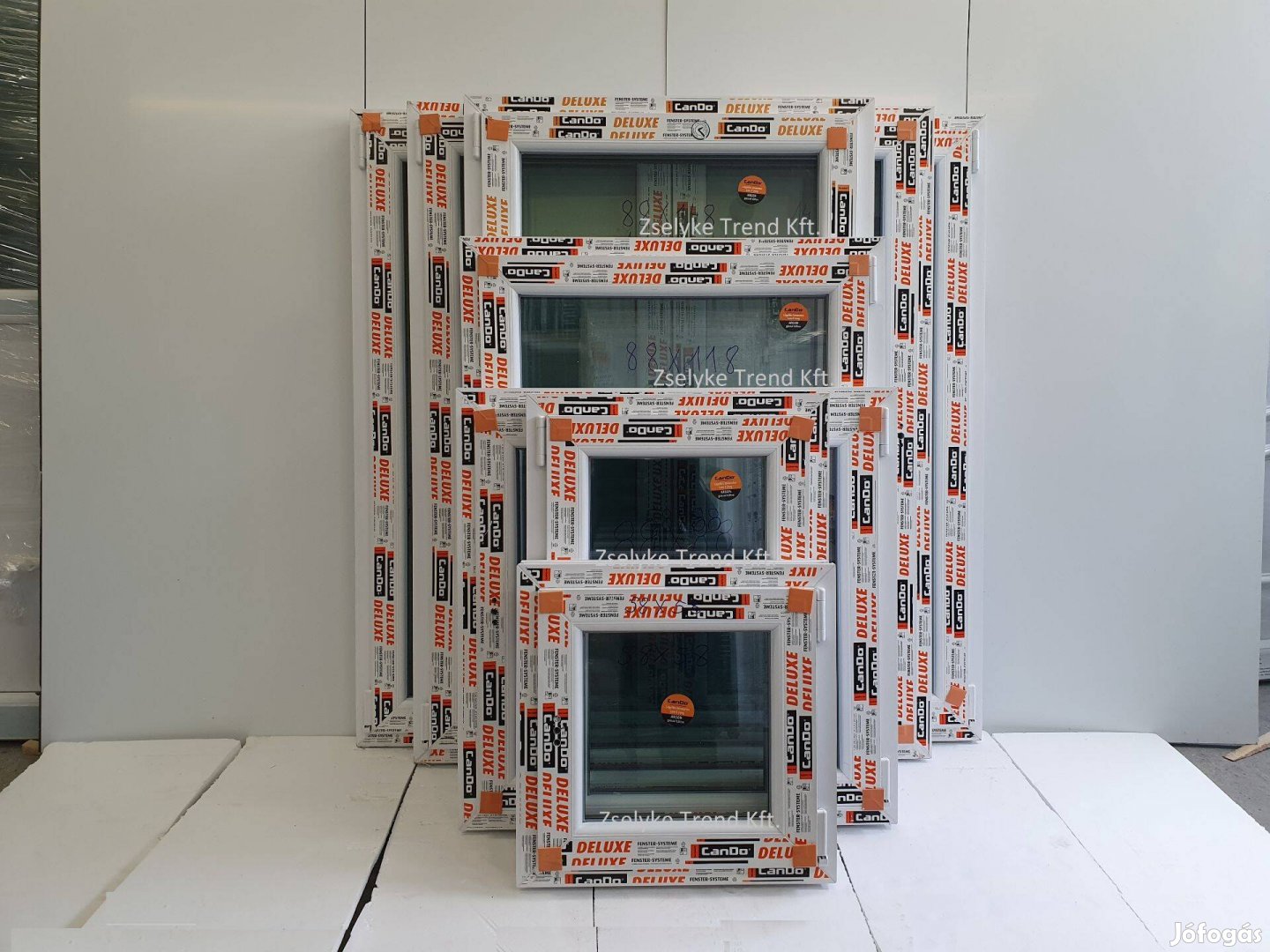 Hőszigetelt műanyag ablak 23 rétegű üveggel raktárról