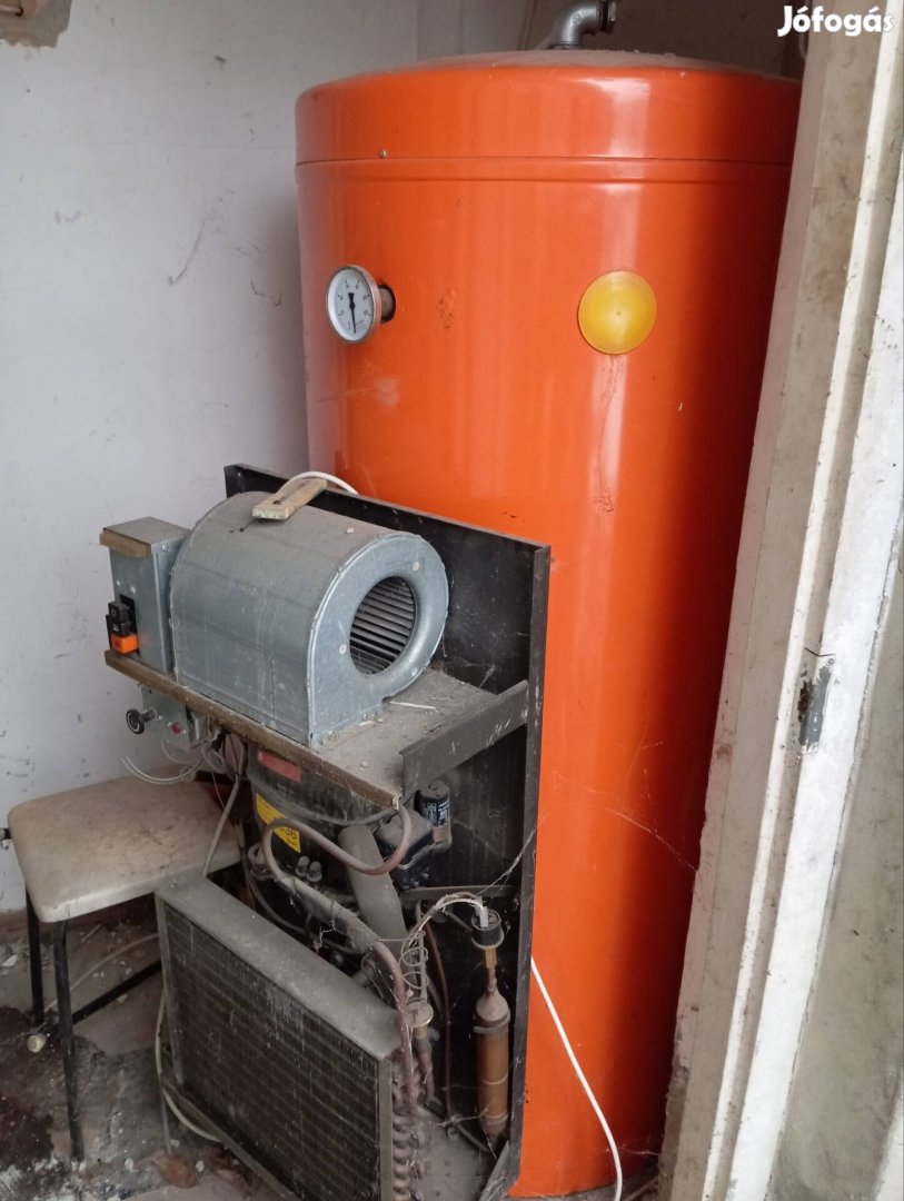 Hőszivattyú kezdetleges300 literes tartályal eladó
