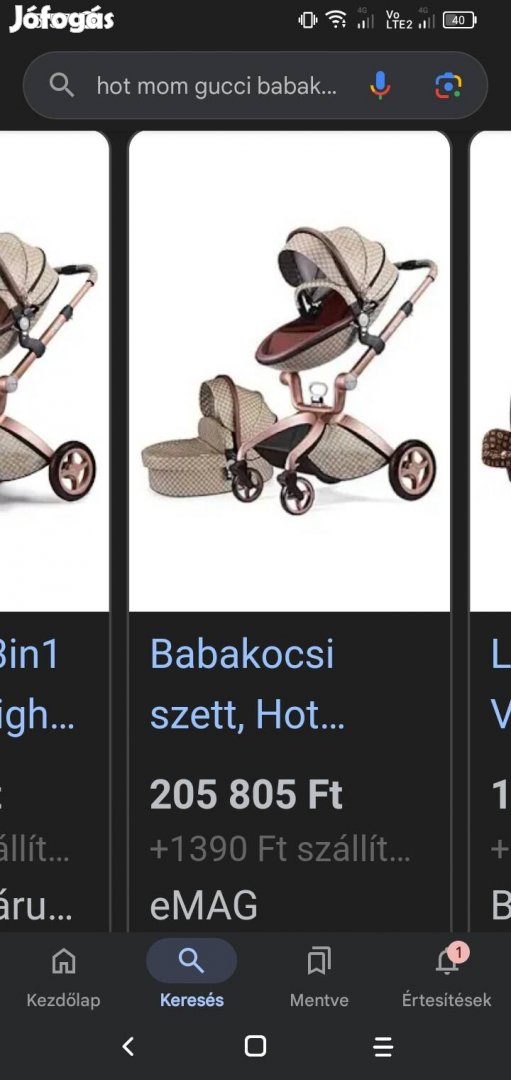 Hot Mom limitált Gucci Babakocsi 