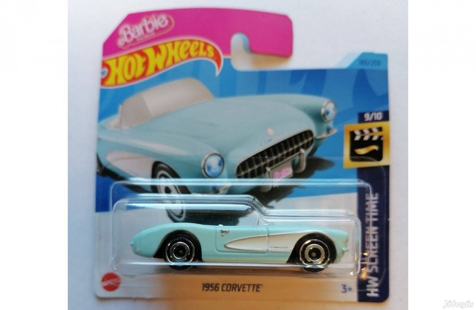 Hot Wheels 1956 Corvette Barbie Blue