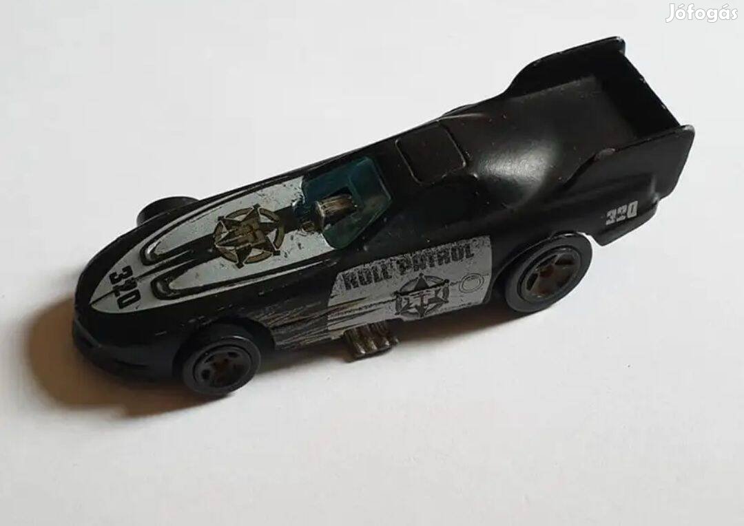 Hot Wheels 1977 Black Roll Patrol Dragster