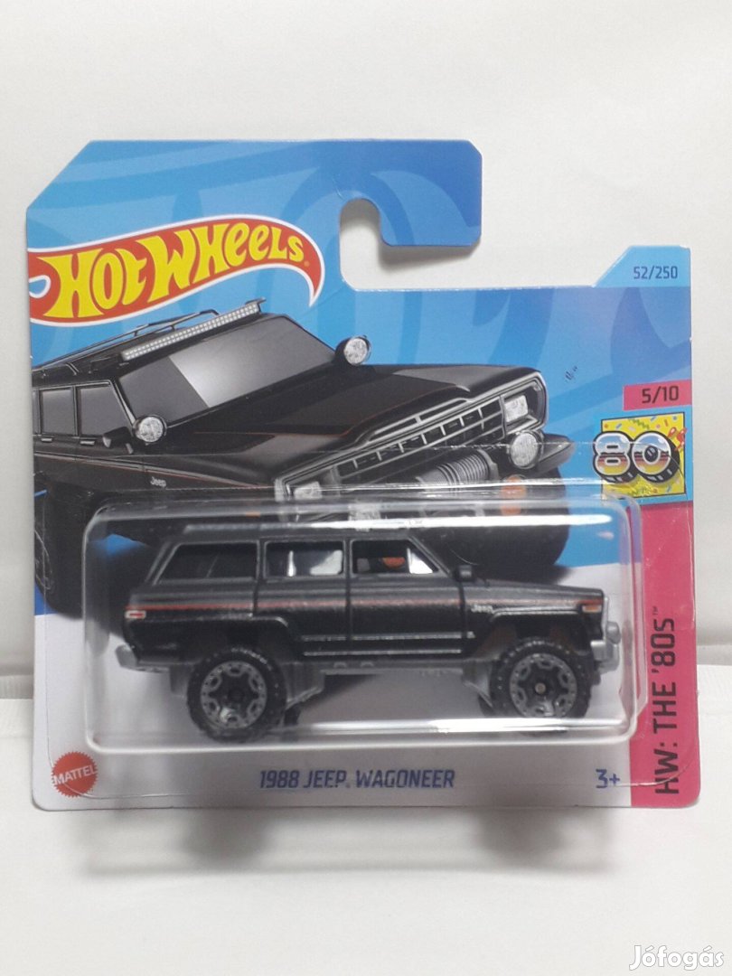Hot Wheels 1988 Jeep Wagoneer (full black) 2023