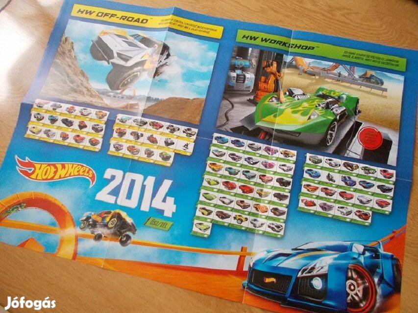 Hot Wheels 2014 kisautó nagyméretű kép poszter plakát