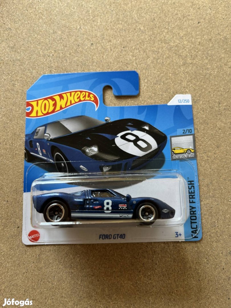 Hot Wheels 2024 - Ford GT40 kék Új