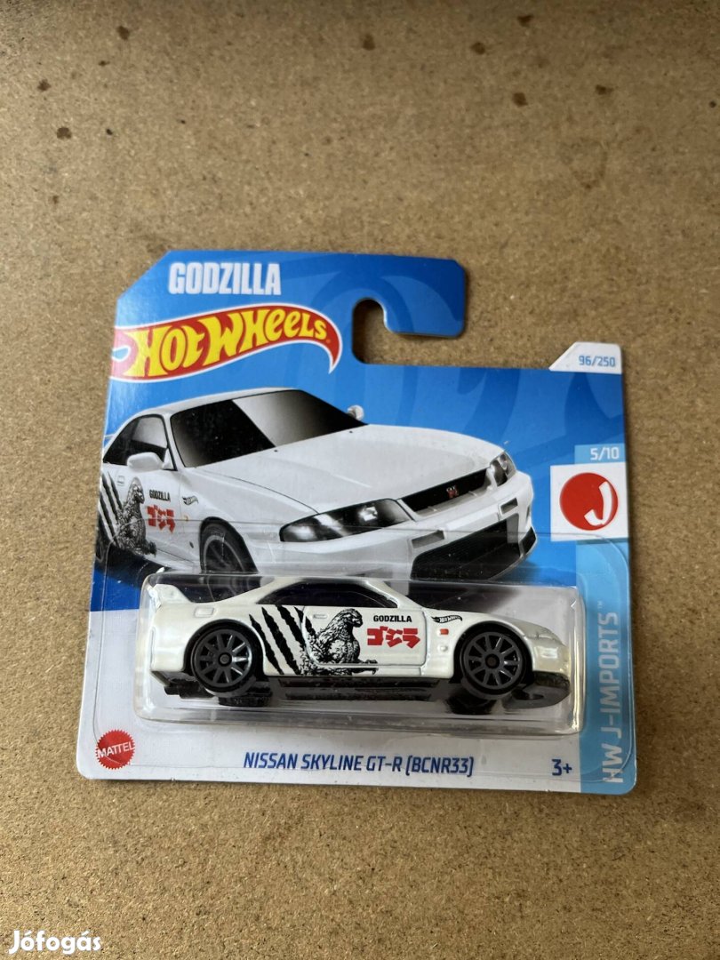 Hot Wheels 2024 - Godzilla Nissan Skyline GT-R (Bcnr33) Új