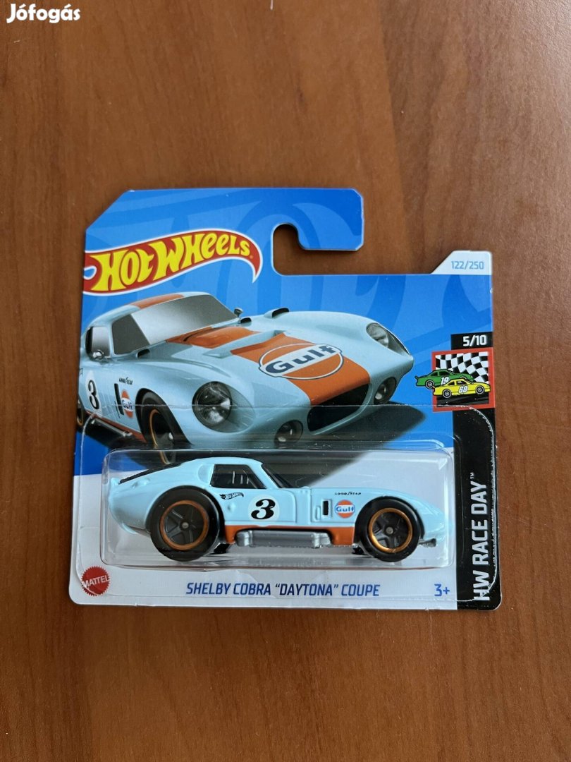 Hot Wheels 2024 - Shelby Cobra "Daytona" Coupe Gulf Új