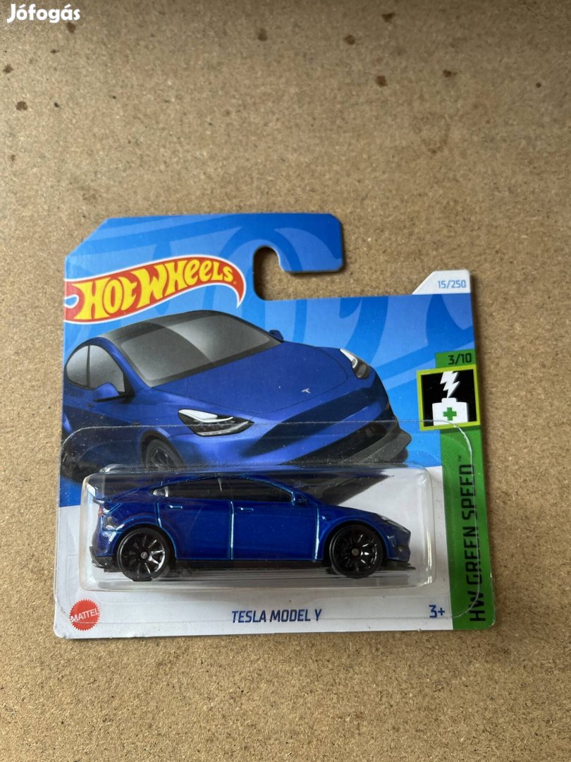 Hot Wheels 2024 - Tesla Model Y kék Új