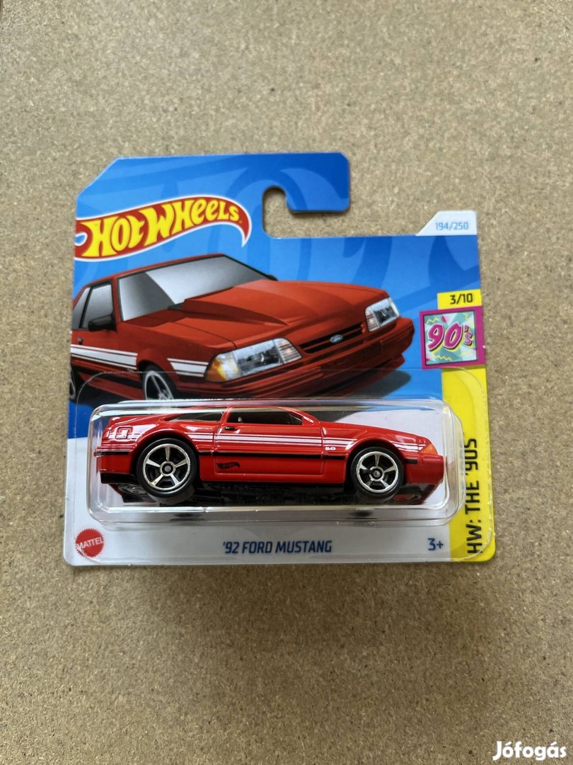 Hot Wheels 2024 - '92 Ford Mustang Új