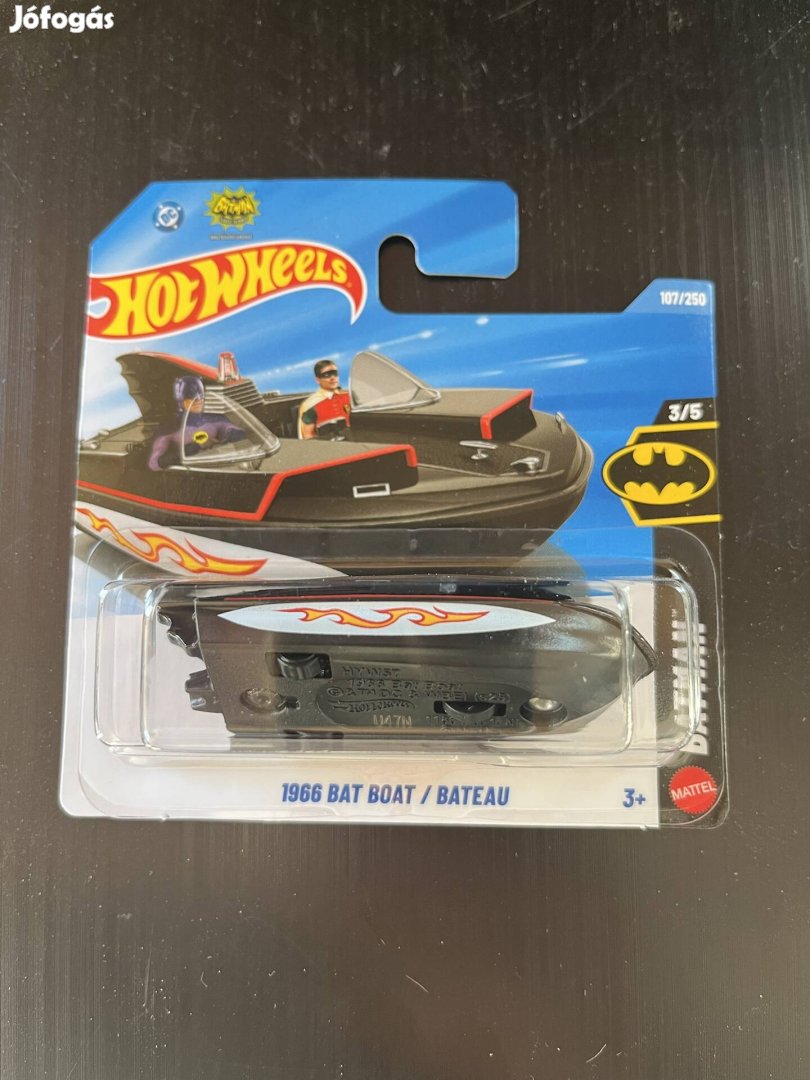 Hot Wheels 2026 - Batman 1966 Bat Boat Új