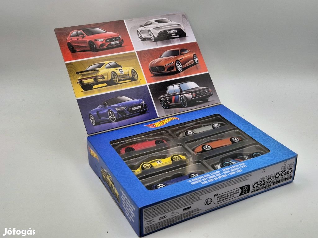 Hot Wheels 6 darabos szett - BMW 2002 / Mercedes Benz A-class / Audi