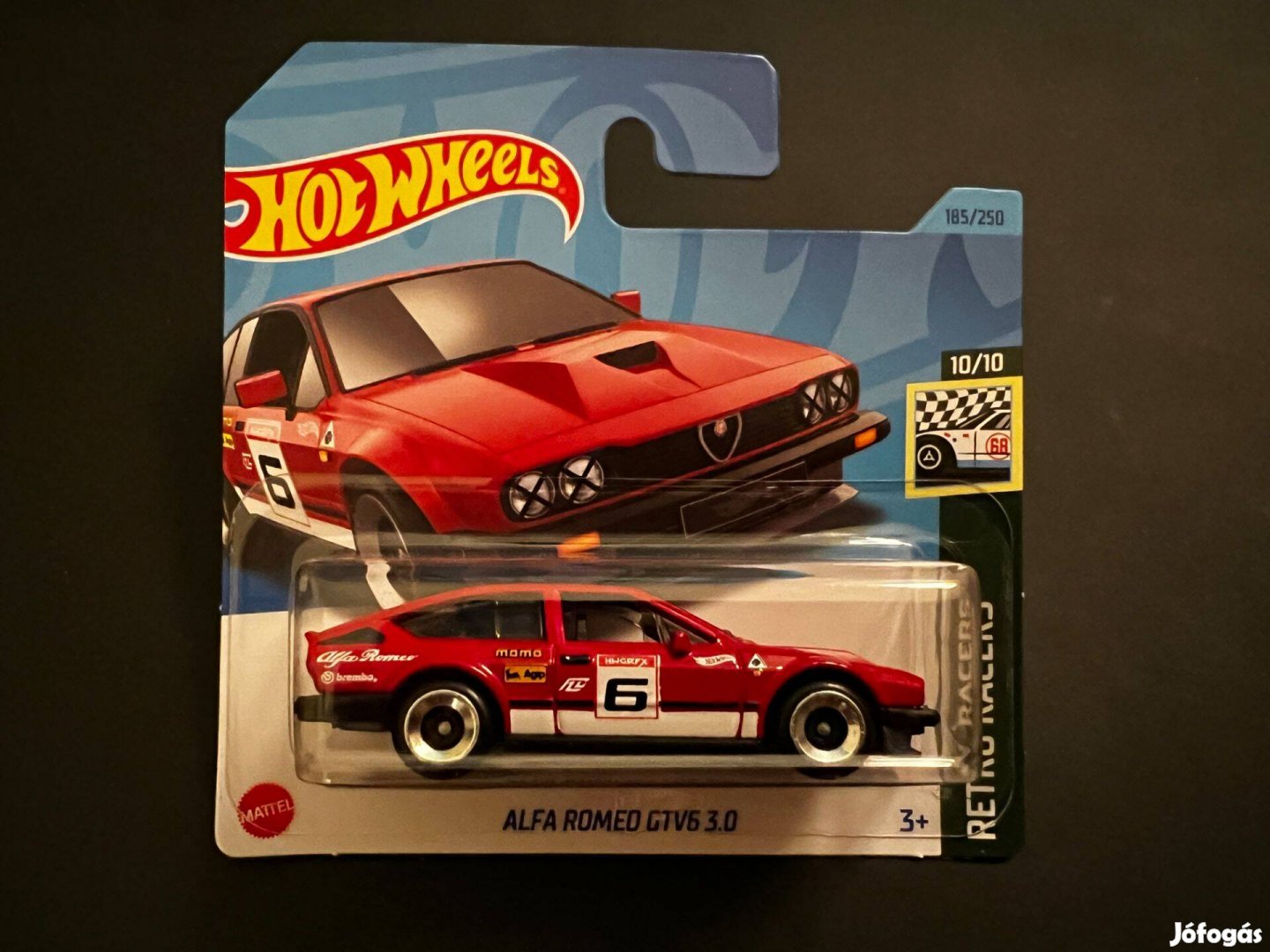 Hot Wheels Alfa Romeo GTV6 3.0 - piros
