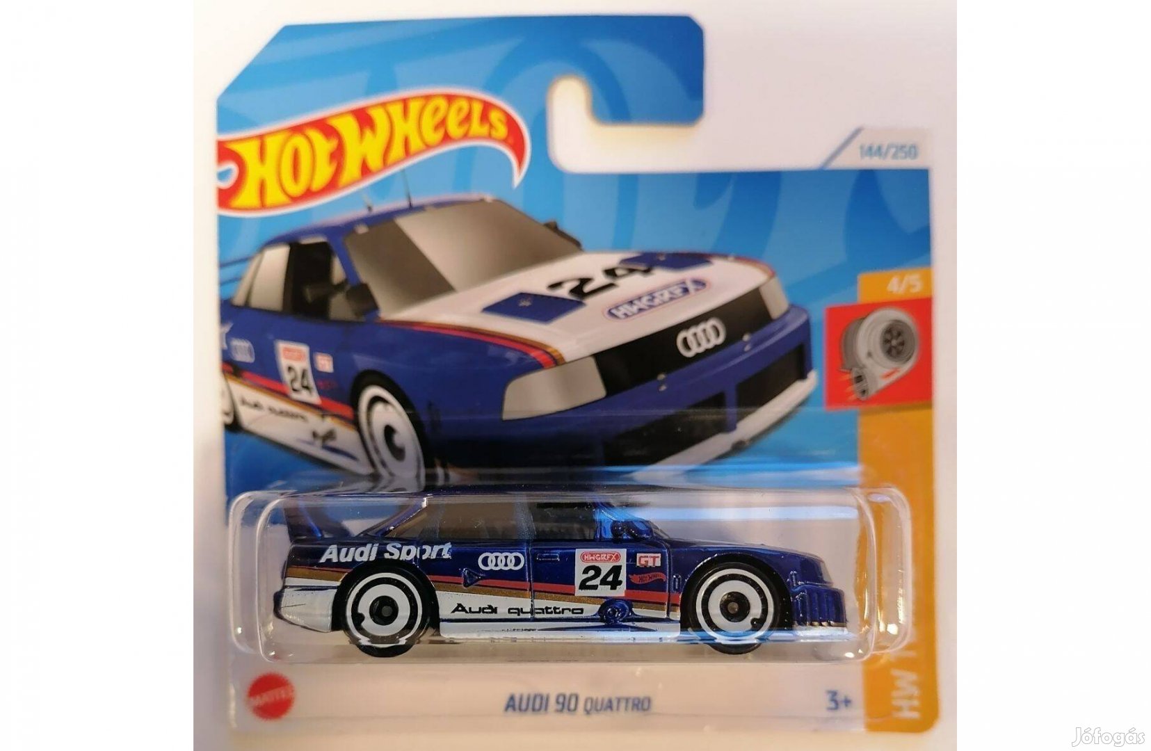 Hot Wheels Audi 90 Quattro blue