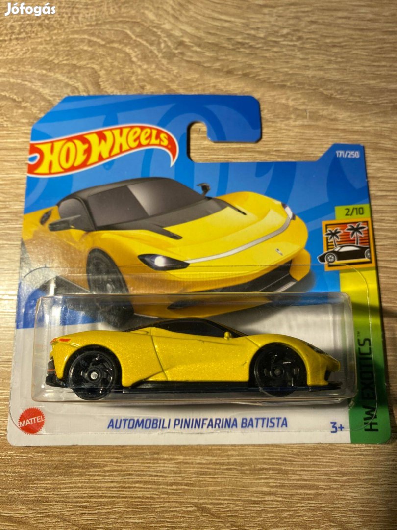 Hot Wheels Automobili Pininfarina Battista (sárga) (HCV89)