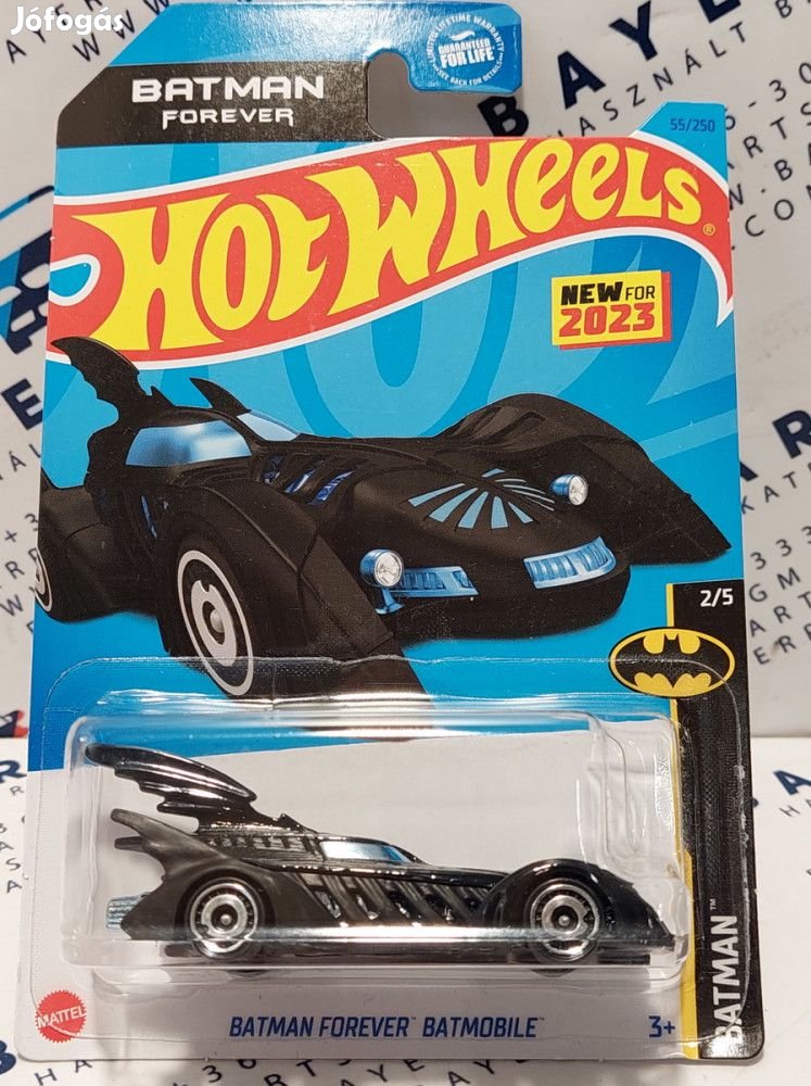 Hot Wheels Batman Forever Batmobile - Batman 2/5 - 55/250 - hosszú ká