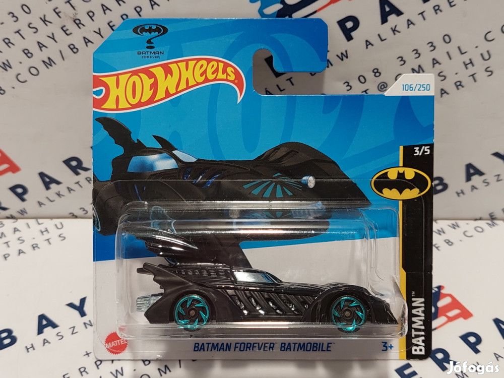 Hot Wheels Batman Forever Batmobile - Batman 3/5 - 106/250 - Treasure