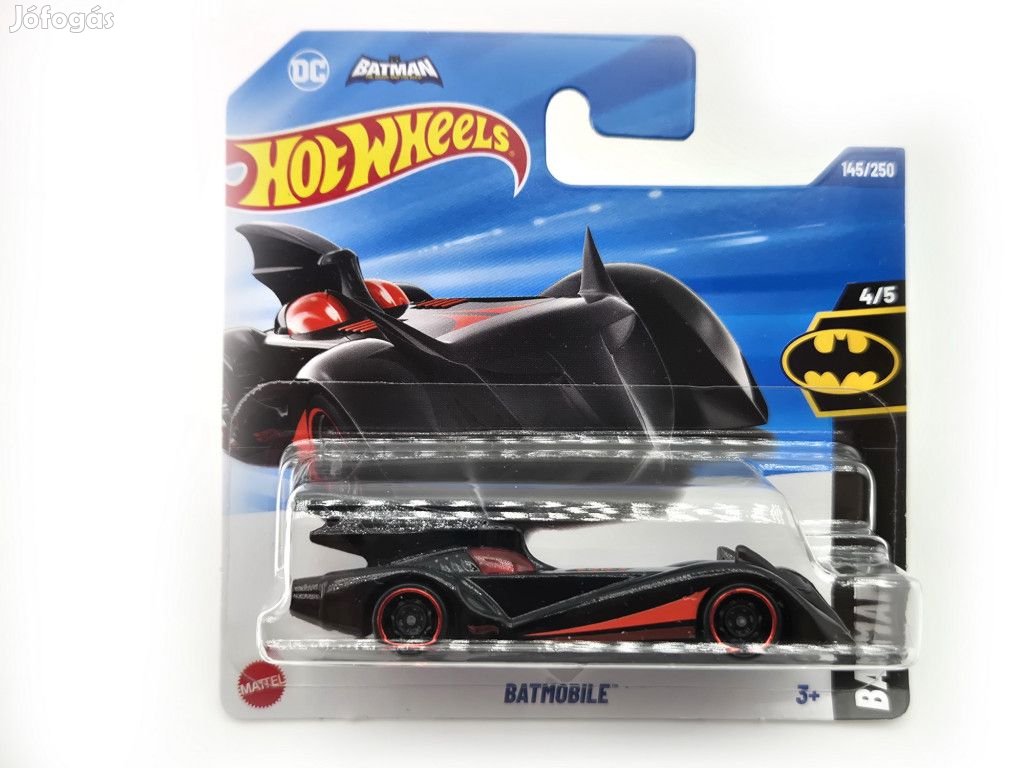 Hot Wheels Batmobile - Batman 4/5 - 145/250 -  Hot Wheels - 1:64