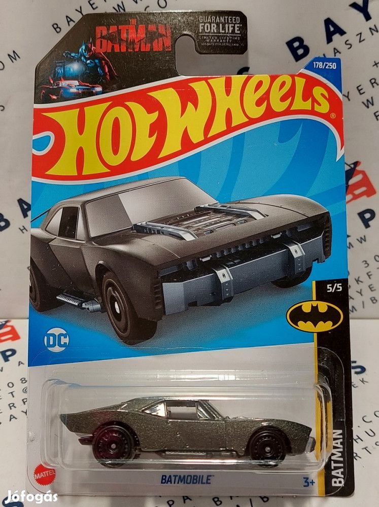 Hot Wheels Batmobile - Batman 5/5 - 178/250 - hosszú kártyás