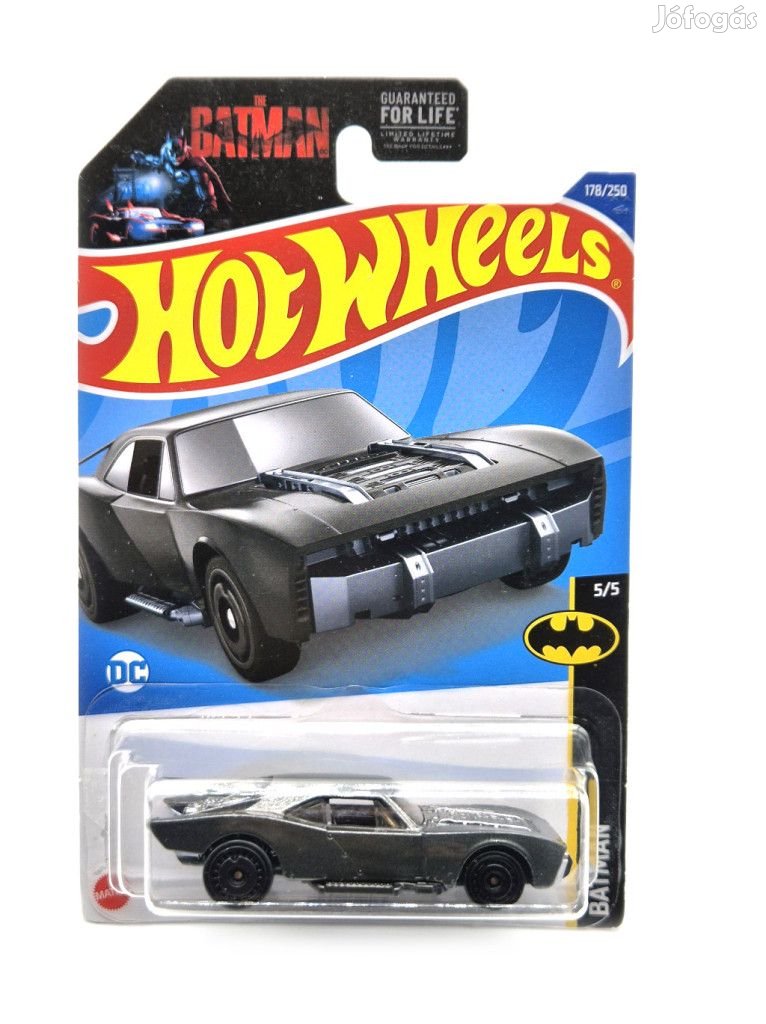 Hot Wheels Batmobile - Batman 5/5 - 178/250 - hosszú kártyás