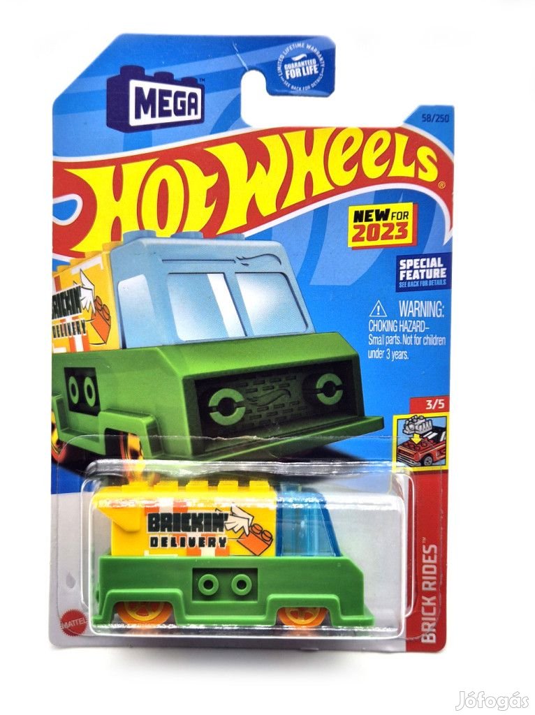 Hot Wheels Brickin' Delivery- Brick Rides 3/5 - 58/250 - hosszú kárty