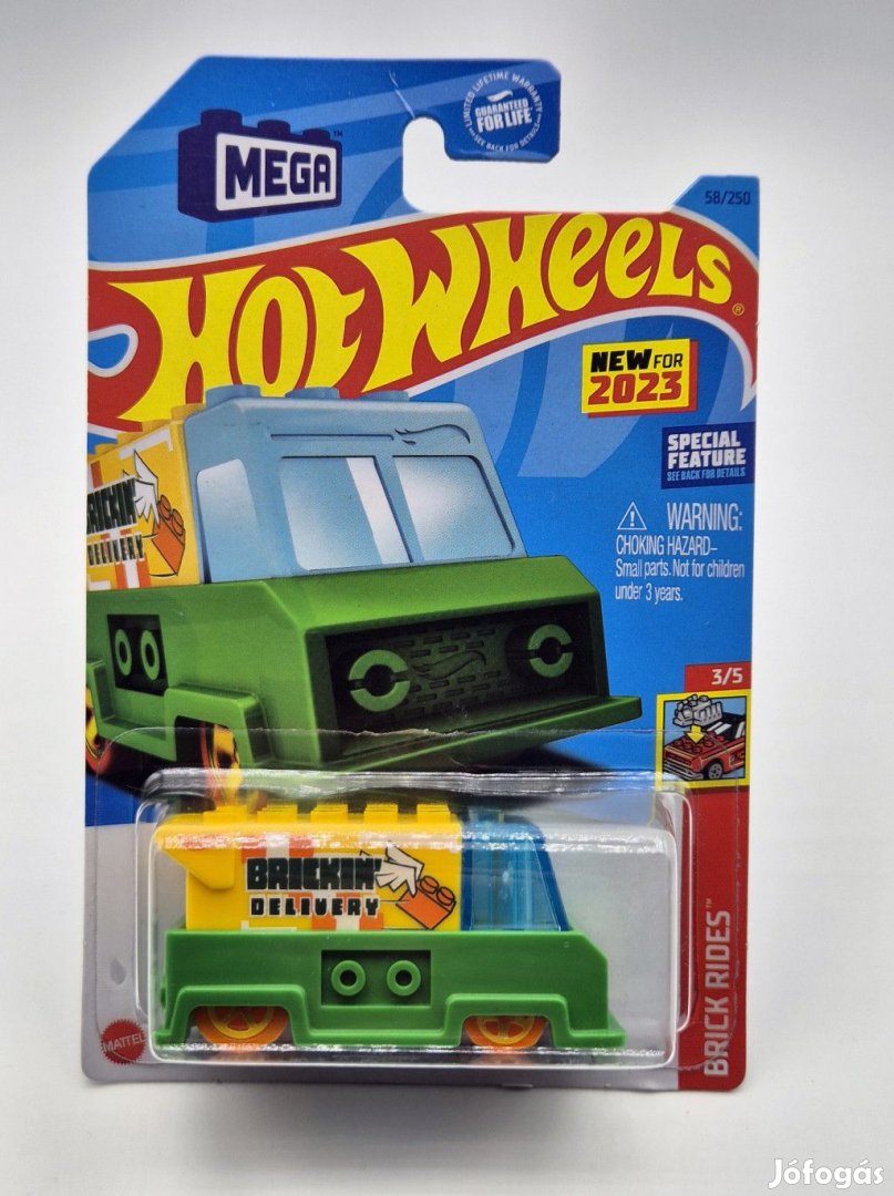 Hot Wheels Brickin' Delivery- Brick Rides 3/5 - 58/250 - hosszú kárty