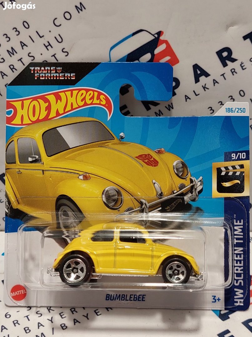 Hot Wheels Bumblebee  Bogár  - Screen Time - 186/250 -  Hot Wheels -