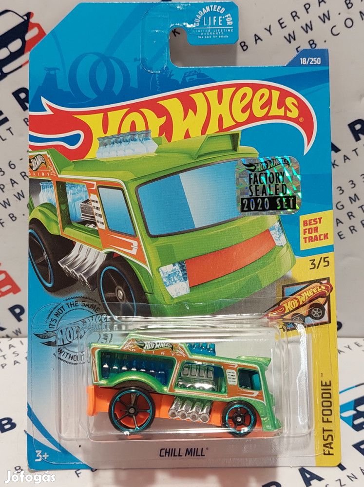 Hot Wheels Chill Mill - Fast Foodie 3/5 - 18/250 - hosszú kártyás -