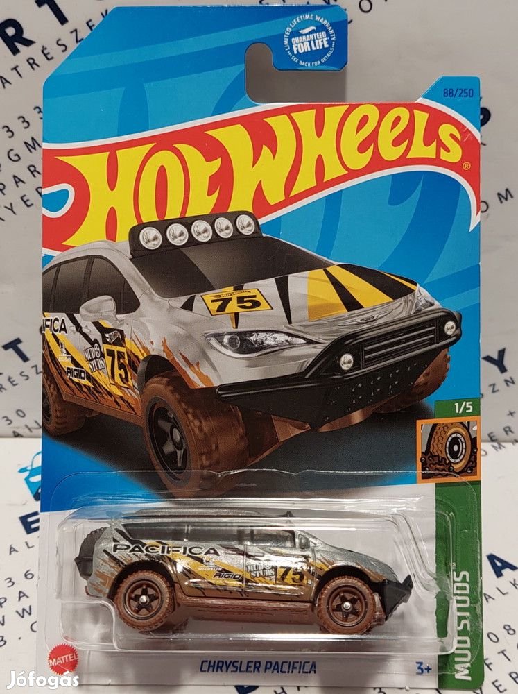 Hot Wheels Chrysler Pacifica - Mud Studs 1/5 - 88/250 - hosszú kártyá