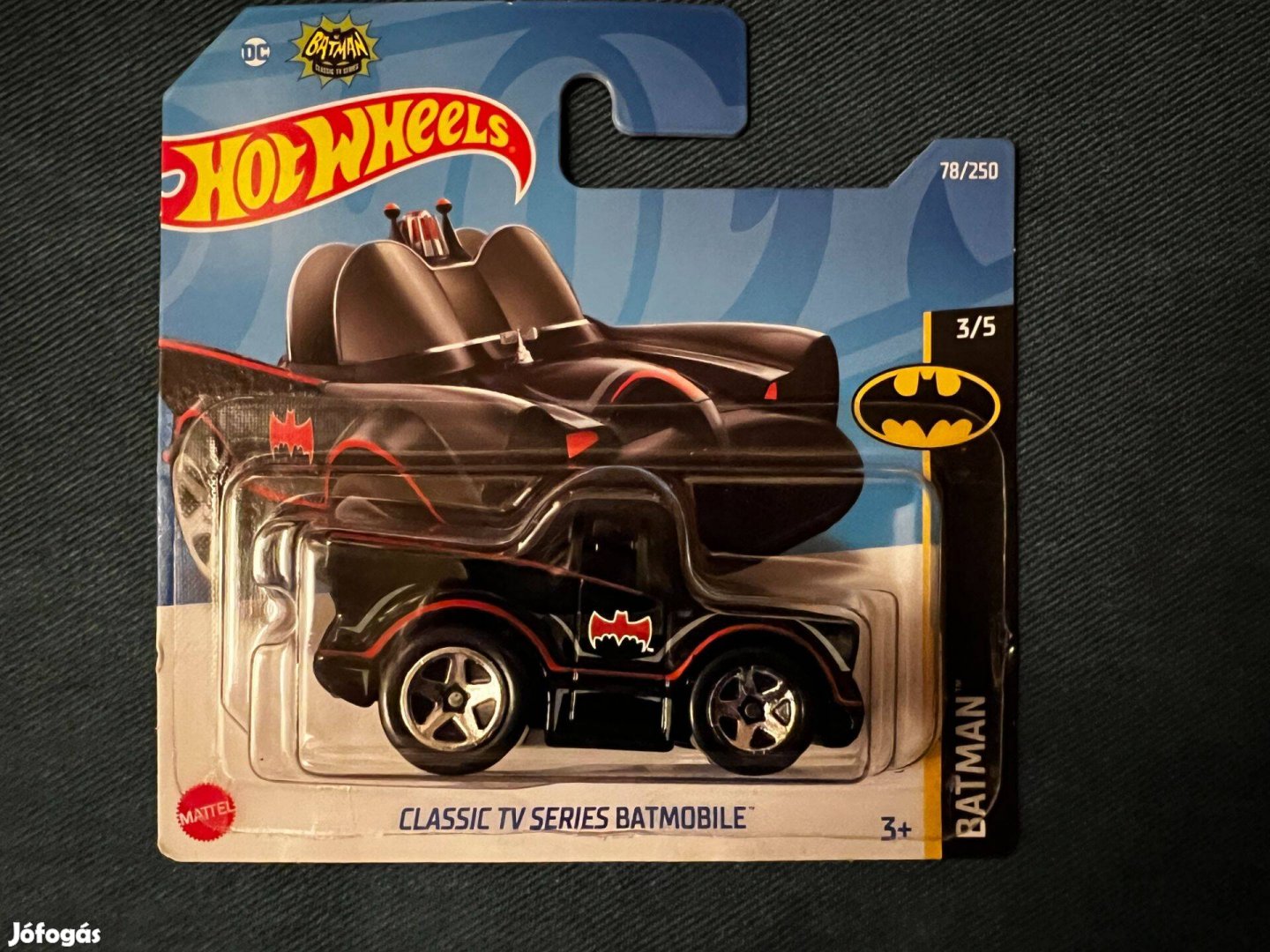 Hot Wheels Classic TV Series Batmobile - fekete - Batman