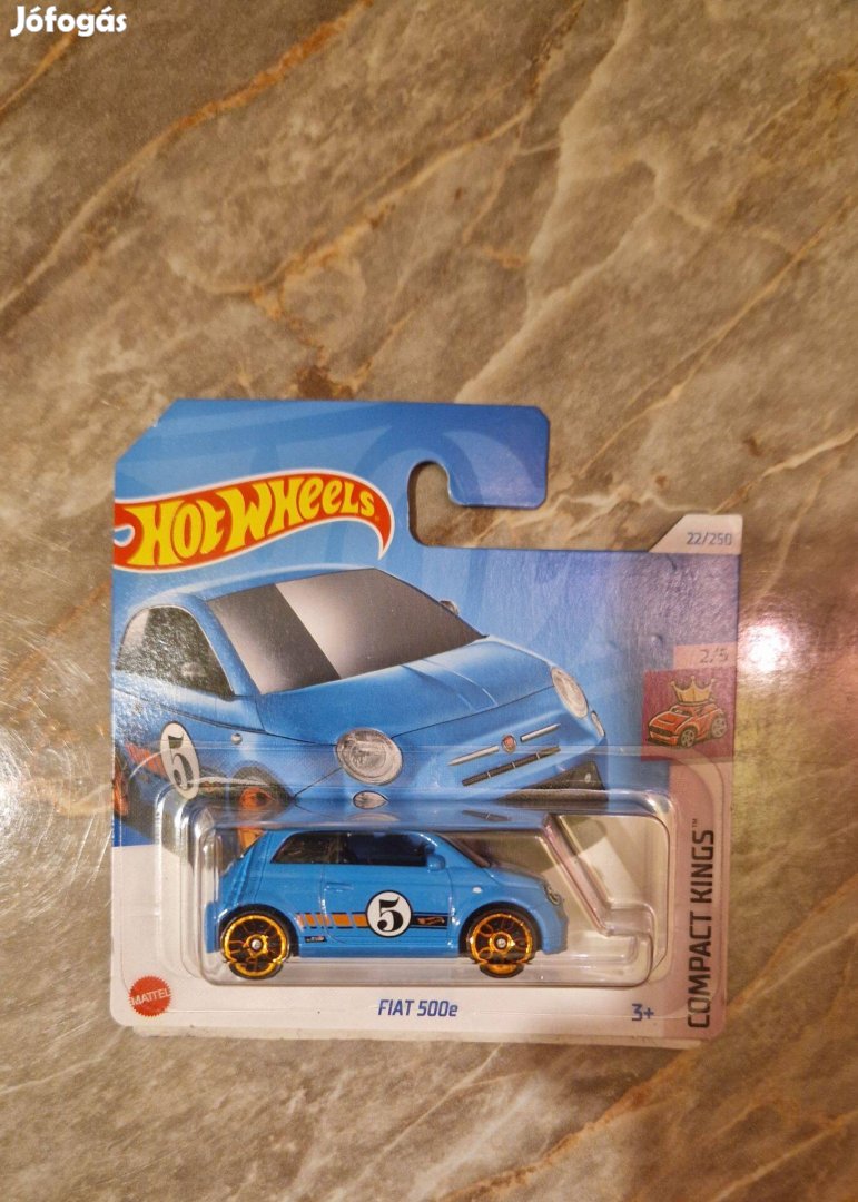 Hot Wheels Compact Kings Fiat 500e Kisautó