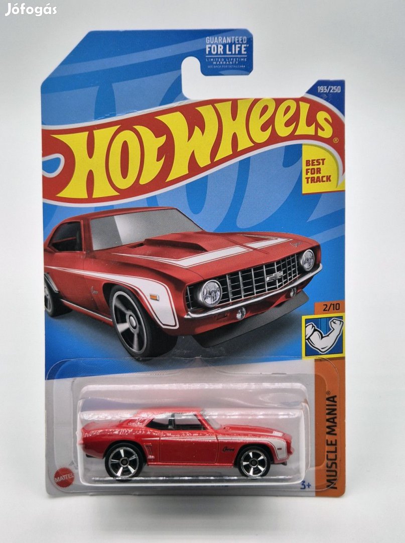 Hot Wheels Copo Camaro (1969) - Muscle Mania 2/10 - 193/250 - hosszú