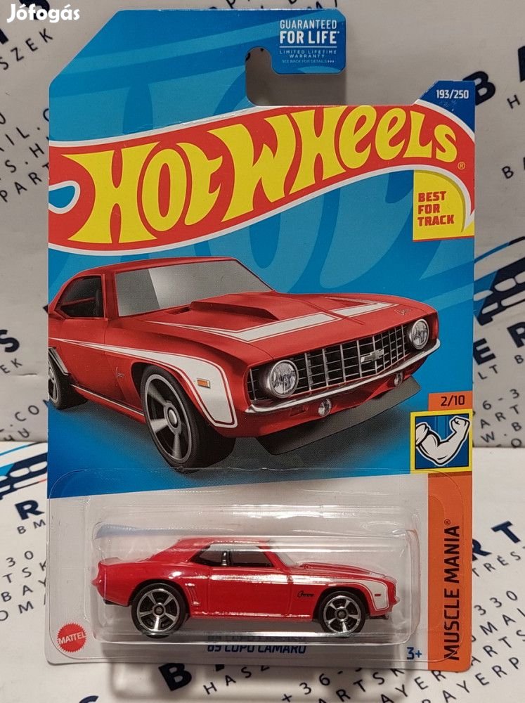 Hot Wheels Copo Camaro (1969) - Muscle Mania 2/10 - 193/250 - hosszú