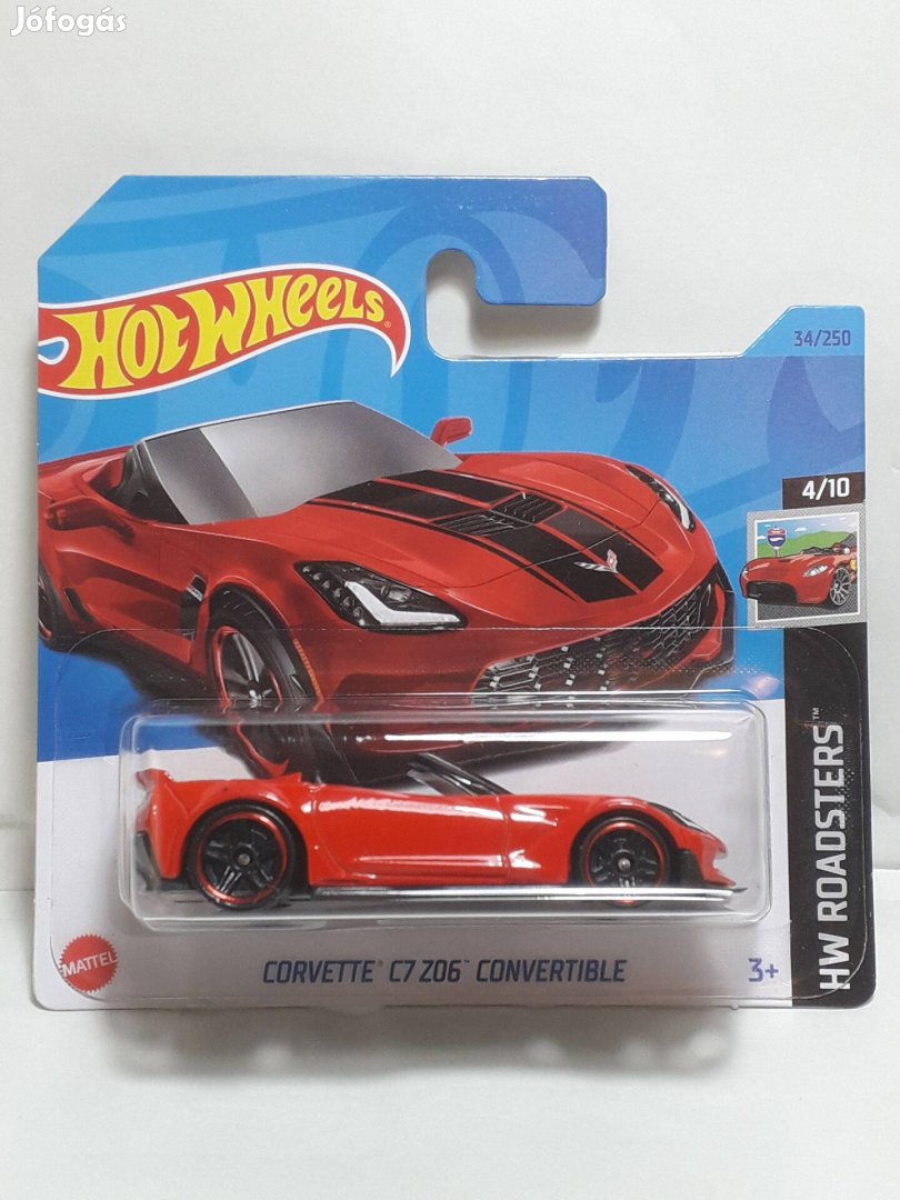 Hot Wheels Corvette C7 Z06 Convertible (Red) 2023