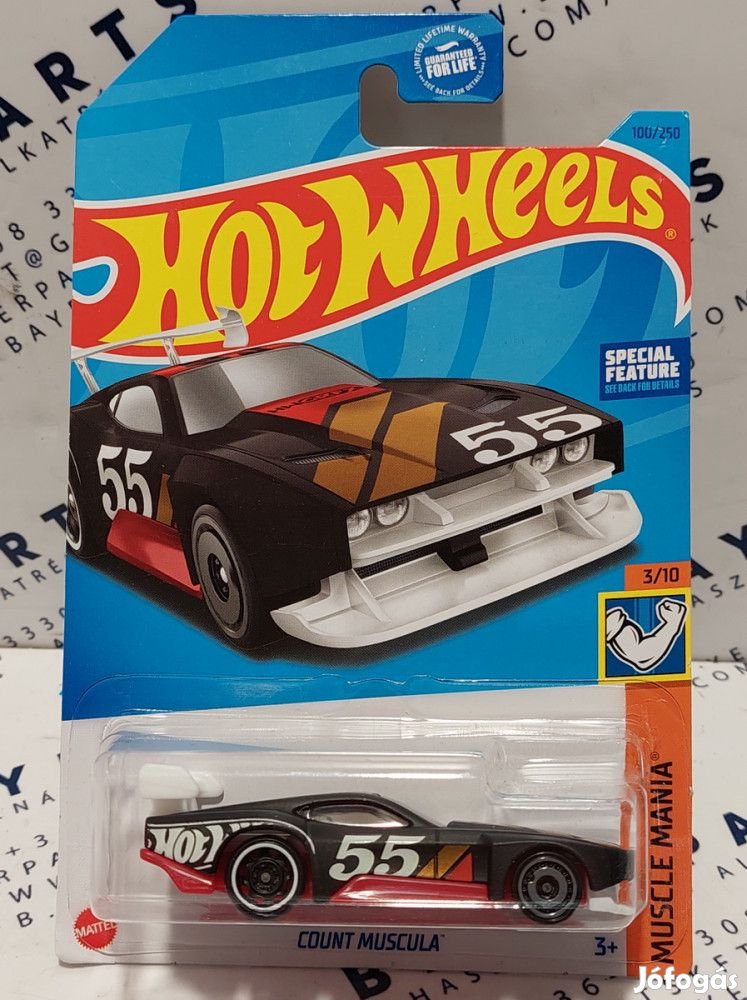 Hot Wheels Count Muscula - Muscle Mania 3/10 - 100/250 - hosszú kárty