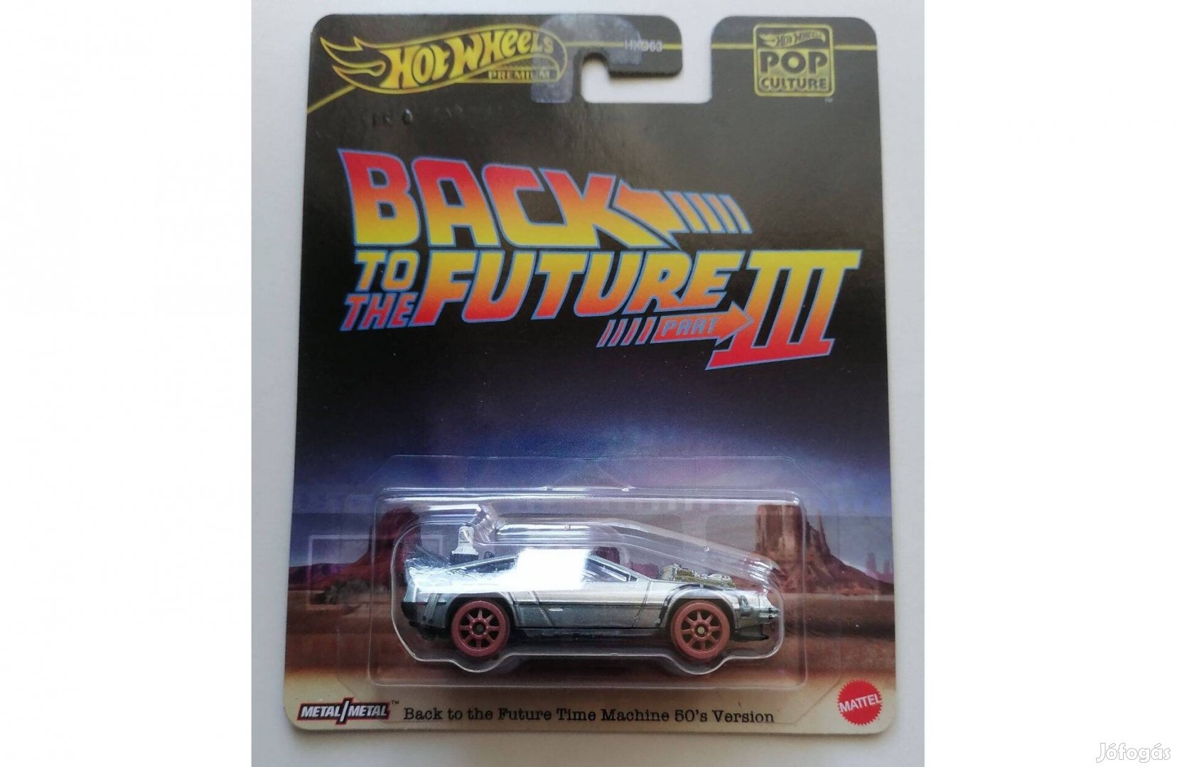 Hot Wheels Delorean Back to the Future Time Machine '80s version