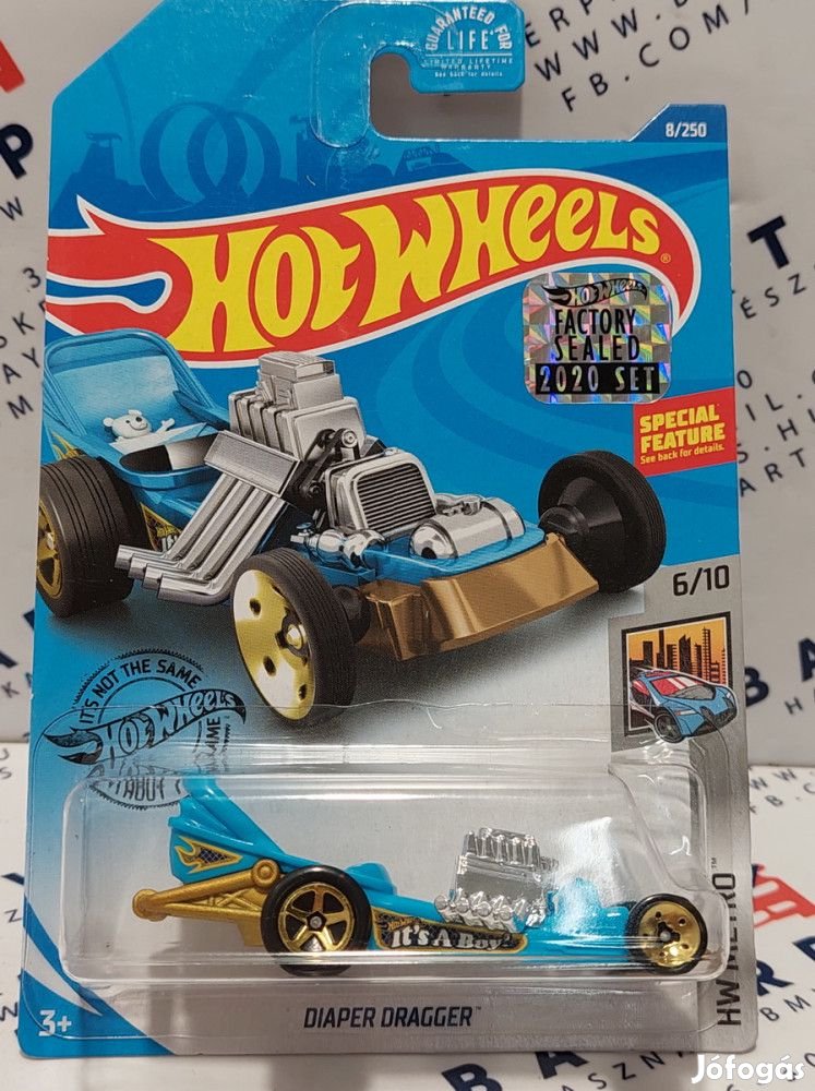 Hot Wheels Diaper Dragger - HW Metro 6/10 - 8/250 - hosszú kártyás -