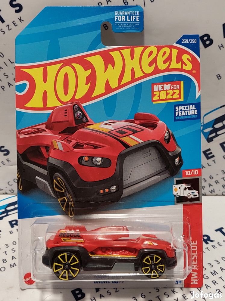 Hot Wheels Drone Duty - HW Rescue 10/10 - 239/250 - hosszú kártyás -