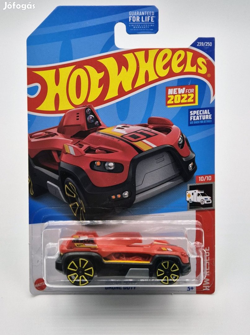 Hot Wheels Drone Duty - HW Rescue 10/10 - 239/250 - hosszú kártyás -