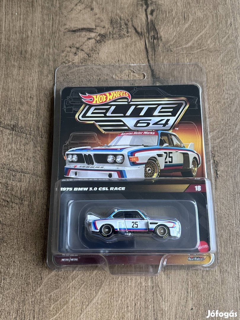 Hot Wheels Elite64 - 1975 BMW 3.0 CSL Race