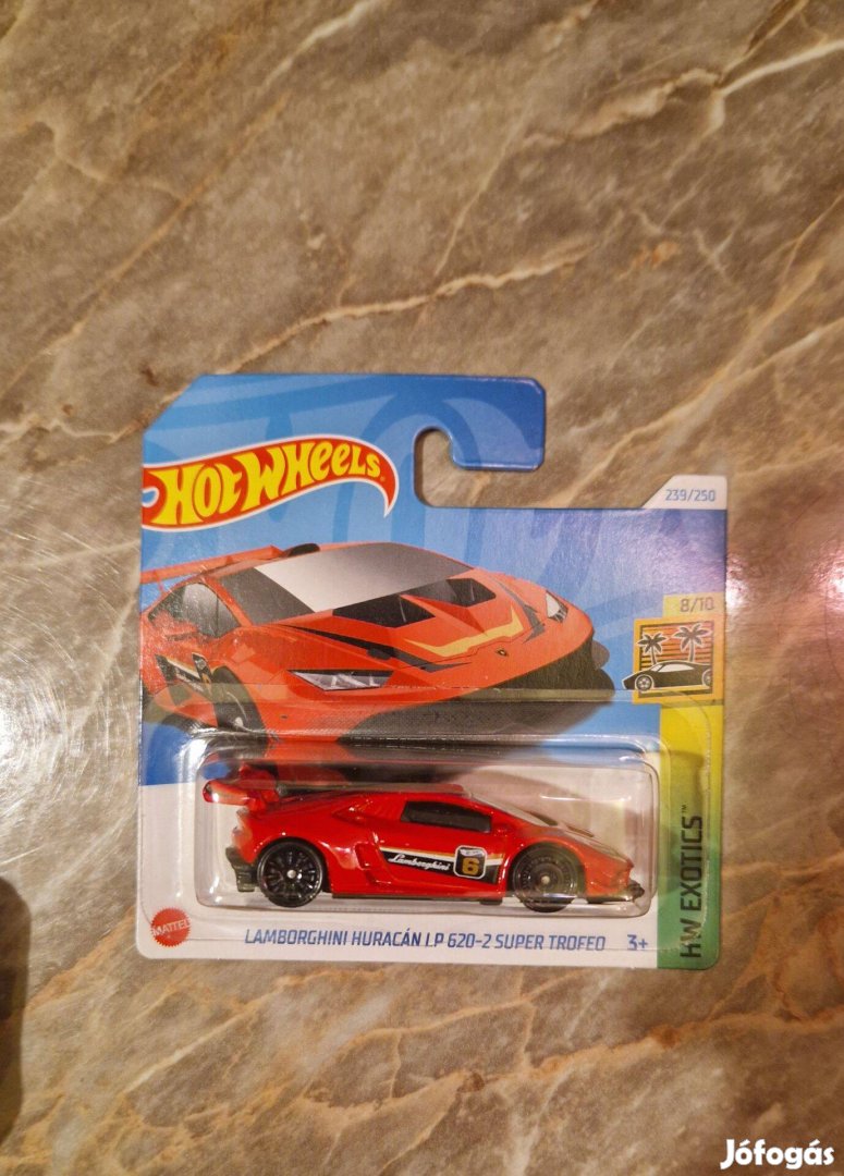 Hot Wheels Exotics Lamborghini Huracán LP620-2 Super Trofeo Kisautó