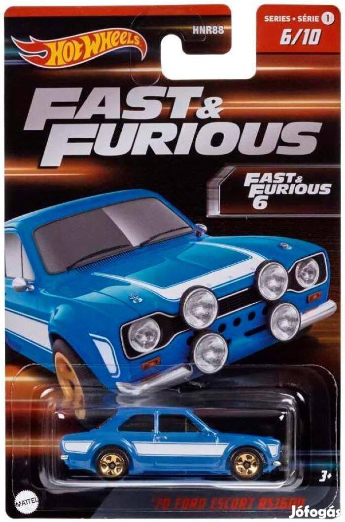 Hot Wheels F&F-Ford Escort eladó