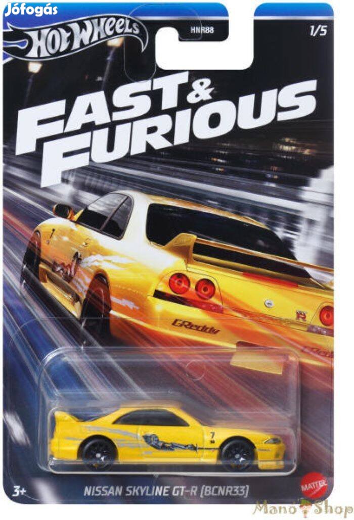 Hot Wheels F&F-Nissan Skyline GT-R eladó