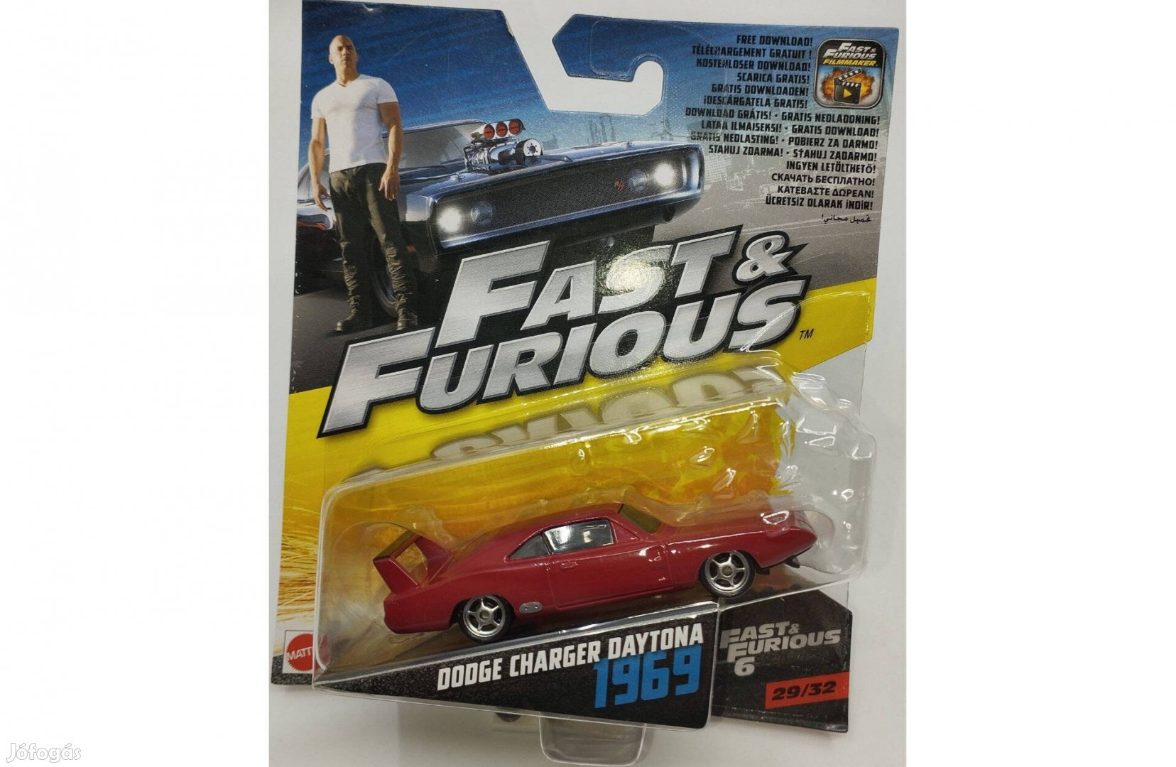 Hot Wheels Fast & Furious 1969 Dodge Charger Daytona 1/55