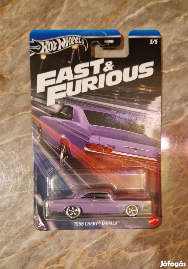 Hot Wheels Fast and Furious Chevy Impala 1966 Kisautó