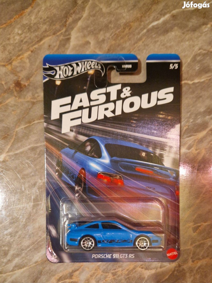 Hot Wheels Fast and Furious Porsche 911 GT3 RS Kisautó