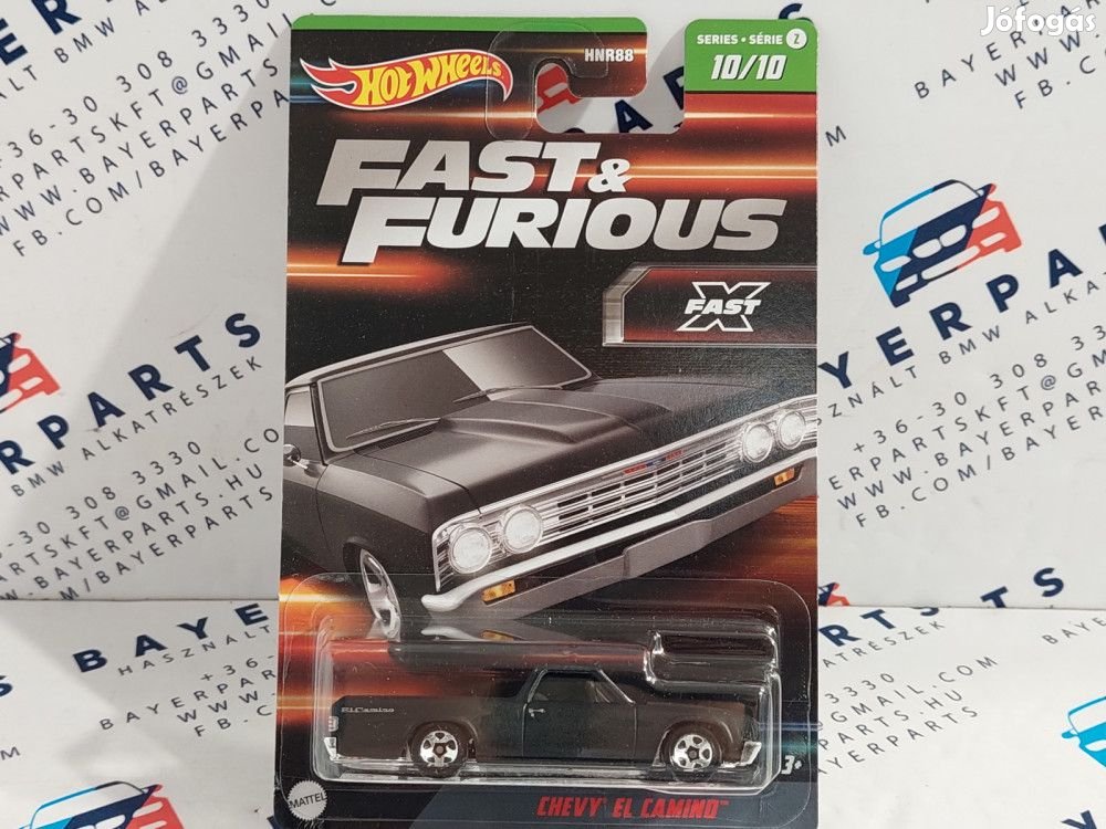 Hot Wheels Fast and Furious - Halálos iramban 10/10 - Chevrolet El Ca