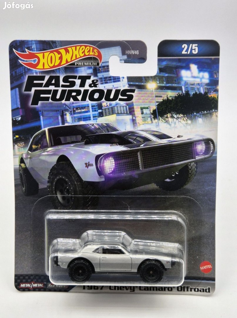 Hot Wheels Fast and Furious - Halálos iramban 2/5 - Chevrolet Camaro