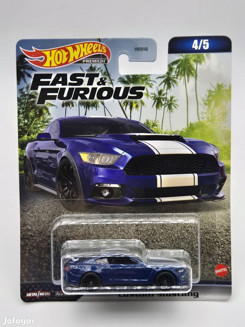 Hot Wheels Fast and Furious - Halálos iramban 4/5 - Custom Mustang -