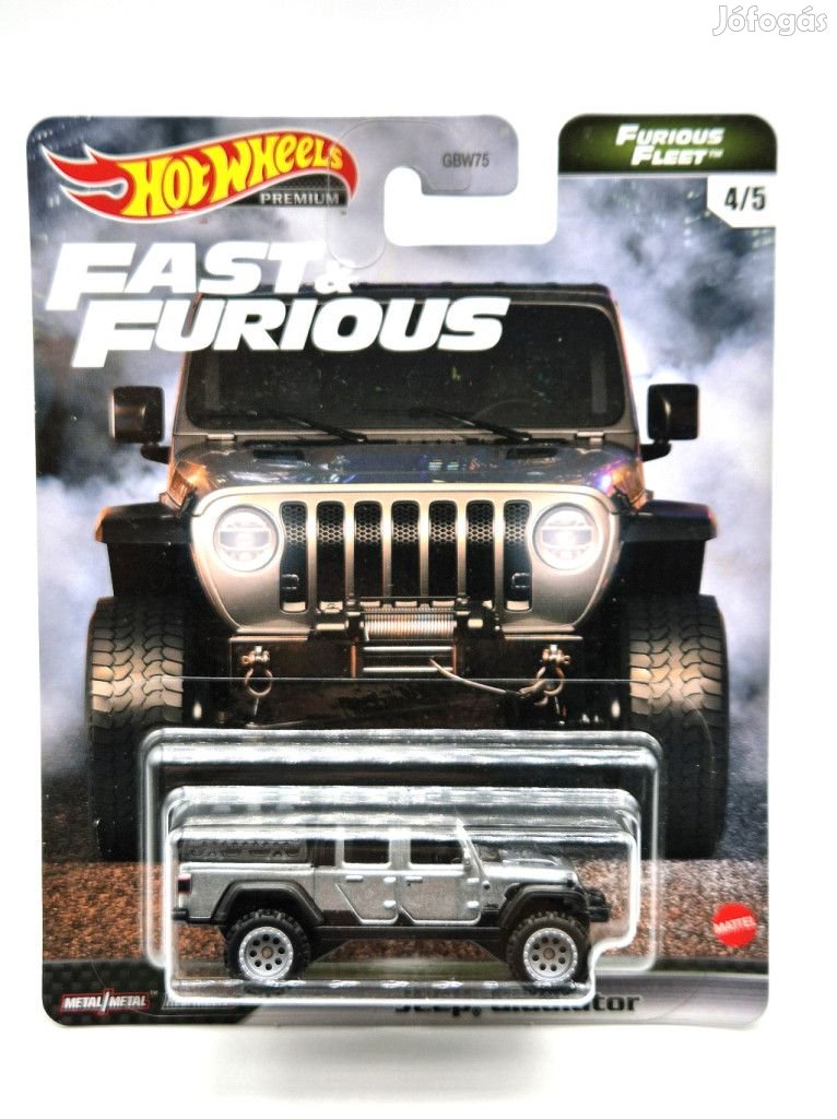 Hot Wheels Fast and Furious - Halálos iramban 4/5 - Jeep Gladiator -
